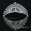 Extract of crown of thorns queen\'s crown with combs fan clear rhinestone tiara wholesale
